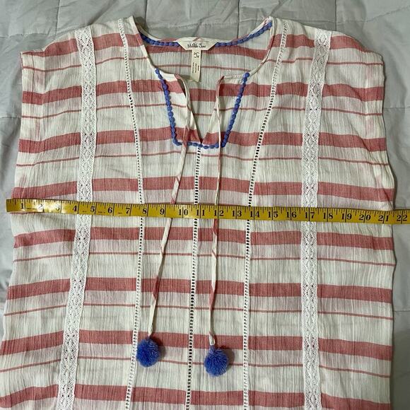 Matilda Jane Swim Coverup Women Sz Small Striped Lets Go Together Beach Holiday - Picture 3 of 7
